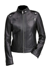 Black Leather Motorcycle Jacket